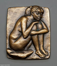 Bronze relief weiblcher gebraucht kaufen  Remscheid