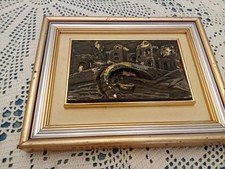Quadro etching village usato  Massa di Somma