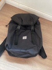 Herschel black backpack for sale  WARRINGTON