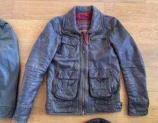 Superdry tarpit lederjacke gebraucht kaufen  Wuppertal