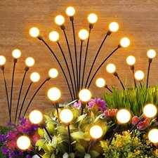 Luzes solares decoração de jardim externo: presentes exclusivos de jardinagem para mamãe - pacote com 4 comprar usado  Enviando para Brazil