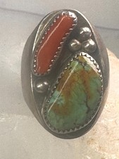Navajo turquoise ring for sale  Raymond