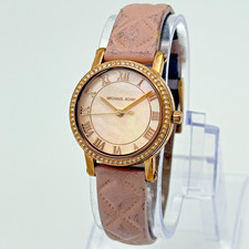 Relógio feminino Michael Kors Petite Norie tom ouro rosa, couro rosa, MK2683 comprar usado  Enviando para Brazil