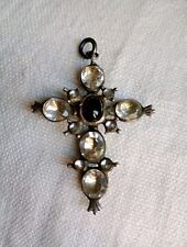Antica croce argento usato  San Sebastiano Curone