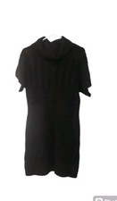 Usado, Vestido suéter feminino Ambiance Apparel tamanho G gola alta malha de cabo azul marinho... comprar usado  Enviando para Brazil