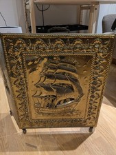 Vintage brass fire for sale Vintage brass fire for sale  SALE