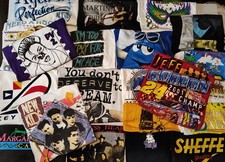 Usado, Lote de camisetas vintage anos 80 anos 90 Y2K pacote atacado 20 bandas esportivas Nascar Surf + comprar usado  Enviando para Brazil