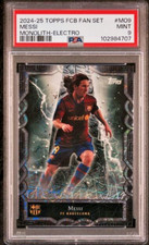 Lionel Messi 2024/25 Topps FCB Fan Set Monolith-Electro PSA 9 POP 1 comprar usado  Enviando para Brazil