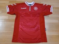 Camisa de futebol Dinamarca Euro 2000 Hummel tamanho S camisa do Campeonato Europeu da UEFA comprar usado  Enviando para Brazil