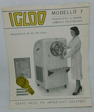 Depliant pubblicitario igloo usato  Italia