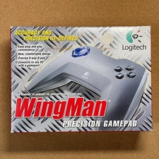 ~ Logitech ~ WingMan ~ Gamepad de precisão controle de PC antigo novo na caixa aberta 2000 comprar usado ~ Logitech ~ WingMan ~ Gamepad de precisão controle de PC antigo novo na caixa aberta 2000 comprar usado  Enviando para Brazil