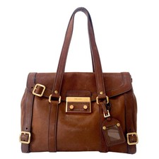 Usado, Bolsa de ombro de couro marrom PRADA comprar usado  Enviando para Brazil