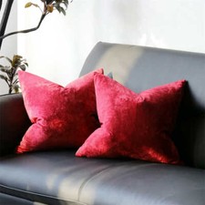 Crushed velvet cushion for sale  USA