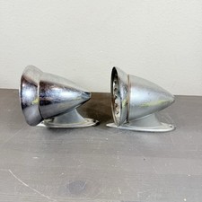 Conjunto de 2 espelhos vintage de corrida de bala fabricante desconhecido sem vidro comprar usado  Enviando para Brazil