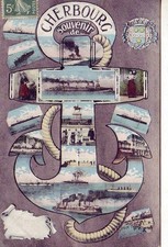 Cpa marine souvenir d'occasion  Saint-Lô