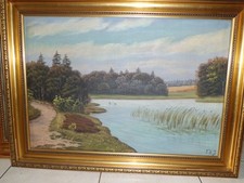 Altes ölbild see gebraucht kaufen  Kappeln