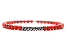 Bracelet perles howlite d'occasion  Bordeaux-
