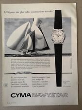 1958 advertisement cyma d'occasion  Expédié en Belgium