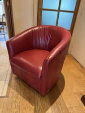 Natuzzi leather swivel for sale  LONDON