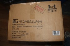 Homeglam Barossa Tiffany 3-Light Pendant Lamp with Blue Purple Tone Shade 18" comprar usado Homeglam Barossa Tiffany 3-Light Pendant Lamp with Blue Purple Tone Shade 18" comprar usado  Enviando para Brazil