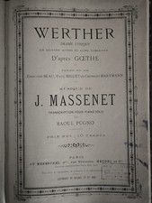 Jules massenet werther d'occasion  Lunel