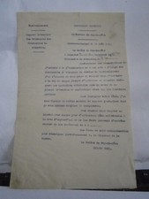 Lettre préfecture puy d'occasion  Lunéville
