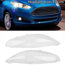 2x Tampa de Farol Para Ford Fiesta 14-2016 Lente de Farol Tampa Transparente comprar usado  Enviando para Brazil