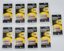 Pilhas para aparelhos auditivos Duracell Activair tamanho 312 54 válidas 07/2026 comprar usado  Enviando para Brazil
