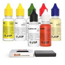 Kit de teste de ácido platina prata dourada - 9k 10k 14k 18k 22k testador de joias de pedra JSP comprar usado  Enviando para Brazil