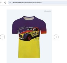 Shirt 2cv citroen d'occasion  Plaimpied-Givaudins