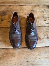 Sapato Oxford Vintage 1950 Thom McAn Malha Marrom Tamanho 10 comprar usado  Enviando para Brazil