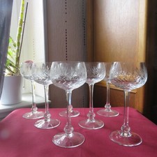 Crystal wine glasses d'occasion  Expédié en Belgium