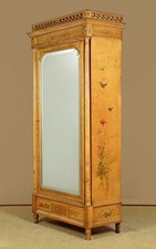 Antique birch wardrobe for sale  LLANDUDNO JUNCTION