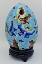 Blue butterfly ceramic for sale  LONGFIELD