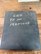 Estuche Modelo TF300 Zanjadora Propietario Operador Manual Libro y Catálogo de Piezas segunda mano  Embacar hacia Mexico