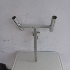 Suporte de vara de pesca dupla de alumínio com suporte de copo para praia de surf/ponto de areia, usado comprar usado  Enviando para Brazil