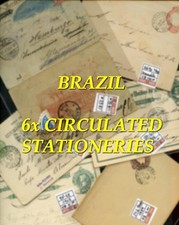 85191 LOTE BRASILEIRO DE 6 PAPELARIAS CIRCULADAS - RHM CV US$ 338,00 comprar usado  Enviando para Brazil