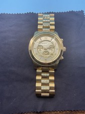 Usado, Relógio de pulso Michael Kors MK8077 usado pulseira de ouro 9” comprar usado  Enviando para Brazil