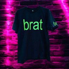 Usado, CHARLI XCX BRAT - Camiseta Preta e Verde Neon - P-4XL - não oficial - inspirada em comprar usado  Enviando para Brazil