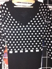 Strickpulli schwarz pünktchen gebraucht kaufen  Rosenheim