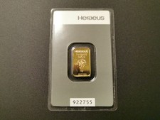 Goldbarren heraeus blister gebraucht kaufen Goldbarren heraeus blister gebraucht kaufen  Hamburg