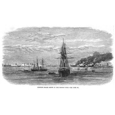 British navy burning for sale  GLASGOW