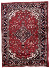 white red persian rug blue for sale  Elmhurst