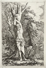 Albert Saint Guillaume Engraving Etching SALVATOR ROSA 17th segunda mano  Embacar hacia Mexico