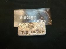 DMSI VINTAGE OLD POUR 7,2 OZ .999+ BARRA DE PRATA FINA PESO ÍMPAR, usado comprar usado  Enviando para Brazil