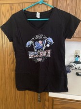 Camisa feminina Bike Week Ocean City Maryland 2020 preta grande comprar usado  Enviando para Brazil