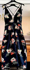 Topshop black floral for sale  MATLOCK