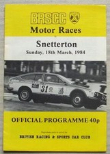 Snetterton mar 1984 for sale  LEICESTER
