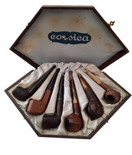 Coffret pipes vintage d'occasion Coffret pipes vintage d'occasion  Saint-Just-Saint-Rambert