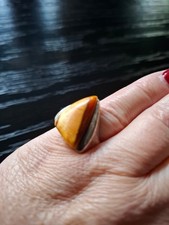 Bernstein ring sterlingsilber gebraucht kaufen  Hohenthann